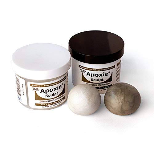 Apoxie Sculpt - 2 Part Modeling Compound (A & B) - 1 Pound, White #TOP1