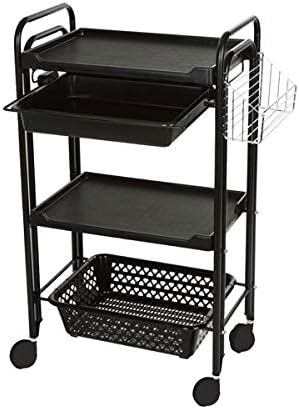 Amazon Co Jp 多目的ワゴン 4段 引出し付 幅50 奥行30 高さcm 全3色 ブラック エステワゴン ネイルワゴン 美容室ワゴン キッチンワゴン マルチワゴン サイドワゴン キャスターワゴン キャスター付き インテリア 収納 業務用 サロン ワゴン ラック ホーム キッチン