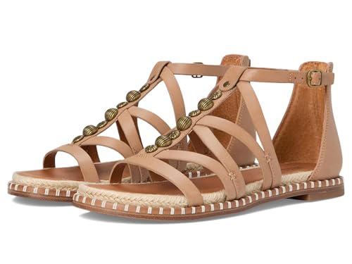 Lucky Brand Korina Beaded Gladiator Sandals for Women - Synthetic Upper - Adjustable Buckle Straps Rhodonite 6.5 B - Medium