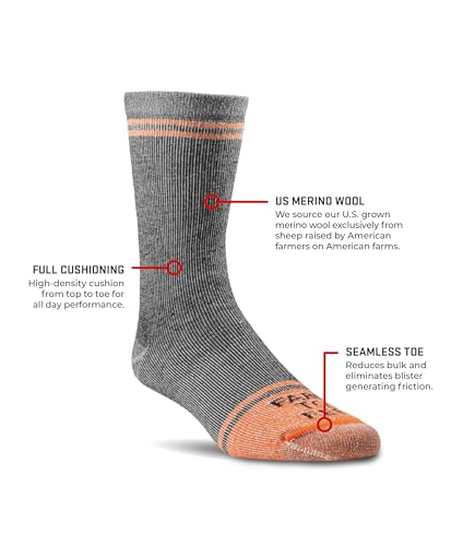 Farm to Feet St. Louis Full Cushion 3/4 Crew Merino Wool Socks2