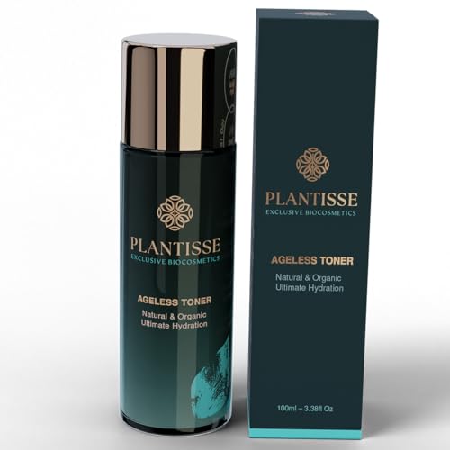 Plantisse Ageless Toner - Tónico facial eficaz y equilibrado, formulado con un 98,9% de ingredientes de origen natural y un 95% de origen orgánico - con Aquaxyl® y con Prebiulin® FOS