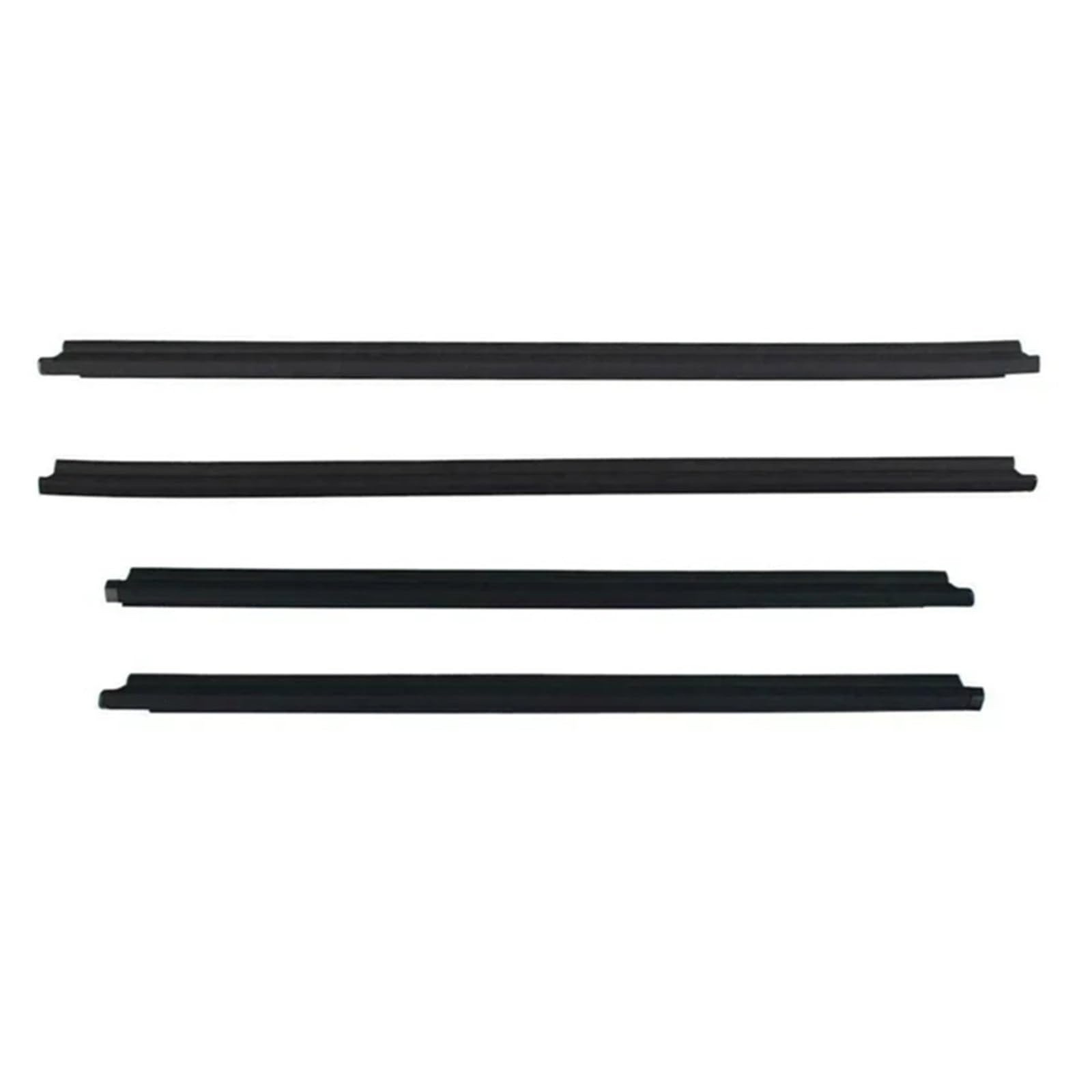 Glilar One Color Automotive Window Seals Compatible With Toyota For Fortuner 2004-2015 68164-0K020 4Pcs Car Window Glass Sealed Strip Side Wheatherstrip Waterproof Strip