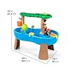Step2 Tropical Rainforest Kids Water Tables, Outdoor Toddler Activity Table, Ages 1.5+ Years Old, 13 Piece Water Toy Accessories, Blue & Green #2