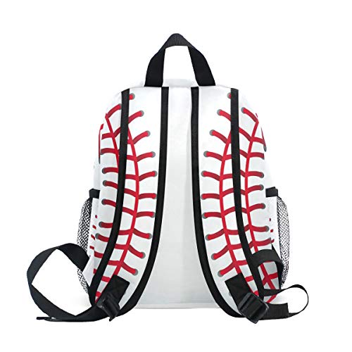Toddler Kids Backpack Baseball Pattern 12 Inch Preschool Backpack School Bag Mini Casual Daypack For Boy Girl #TOP5