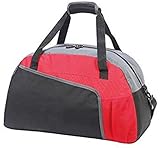  Shugon Saloniki Sport Reisetasche Schwarz/Rot