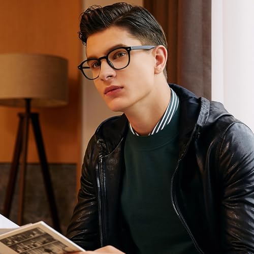 Image of Dollger Blue Light Blocking Glasses for Men Women Retro Round Anti Eye Strain Computer Gaming BlueLight Eyeglasses