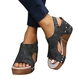 Die Größe des Schuhpakets ist eine CN-Größe, keine EU-Größe.Es wird empfohlen, sich vor dem Kauf sorgfältig die Größentabelle des letzten Bildes anzusehen. Die Innenlänge der Schuhe in der Größentabelle ist sehr referenzwürdig.Stil: Frauen Sommersandalen, Sandaletten absatz , Flachschuhe, Sommer Offene Schuhe , Badelatschen , High Heel , Strandschuhe, Freizeitschuhe. Exquisites Design, Damen Ledersandalen, klassisches Design, zeitlos.