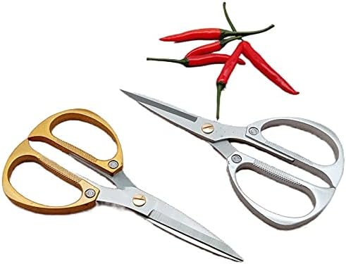 Craft Scissors Scissors Household Sewing Craft Scissors Stainless Sharp Strong Shear Gold/Silver Scissors
