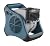 Lasko Misto Outdoor Misting Blower Fan, Ideal for Sports, Camping, Decks & Patios, 3 Speeds, 15", Blue, 7054