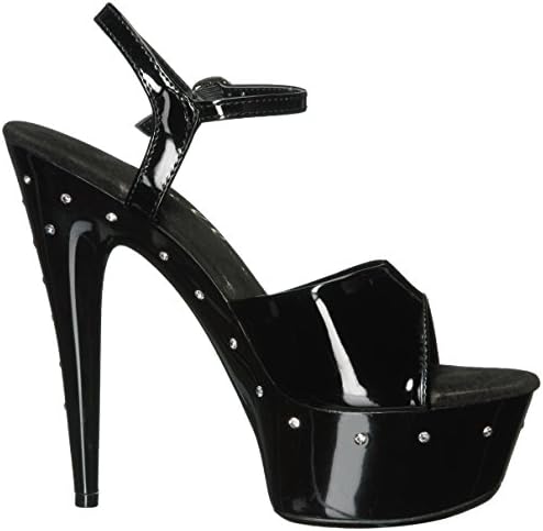 Ellie Shoes Women's 609-sparky Platform Dress Sandal, Black, 8 US/8 M US | Image 5