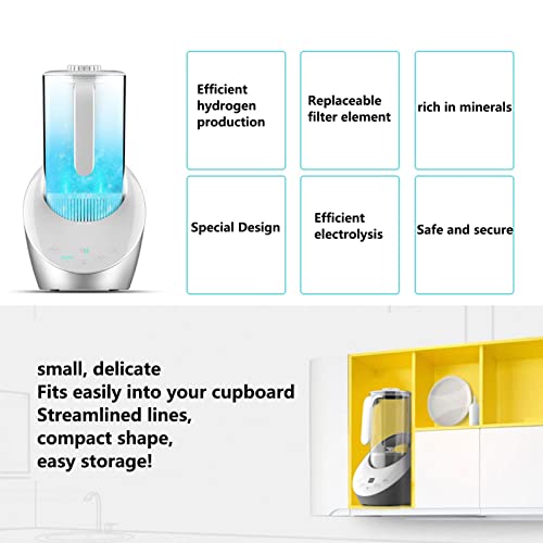Générateur d’eau hydrogène 1000-1200 PPB PAHION avec écran LED - 6