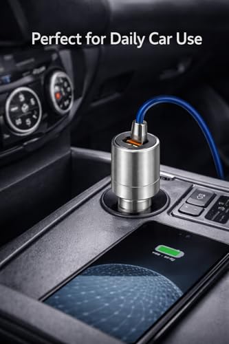 Image of 40W Fast Car Charger Combo | Dual Port USB-A + Type-C | 3-in-1 Charging Cable (Micro USB, Lightning & Type-C) | Universal Car Charger - 𝟭 𝗬𝗥𝗦 𝗪𝗔𝗥𝗥𝗔𝗡𝗧𝗬