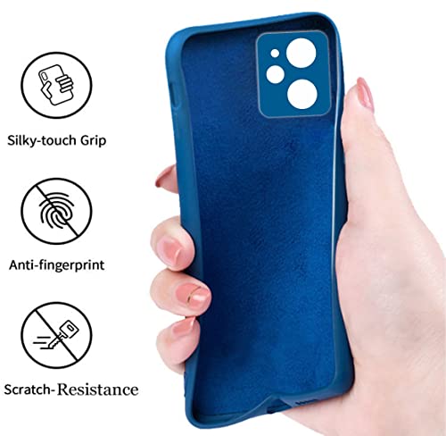Image of A rtistque Back Cover Case for Realme C31 with Camera Protection | Shockproof TPU | Stylish Protective Design | Slim Fit | Ultra Matte | Realme C31 Back Cover - Blue