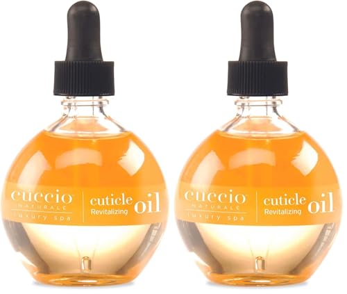 Image of Cuccio Naturale Milk & Honey Revitalizing Cuticle Oil, Lightweight Fast-Absorbing Hydrating Nail & Cuticle Conditioner, Cold-Pressed Oils + Vitamin E, 2.30 Fl Oz (Pack of 2)