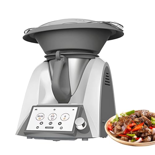 KAIKAFEI Robot De Cocina Inteligente con WiFi Integrado Y Recetas Guiadas, Robot Cocina con Pantalla Táctil 3L, Motor 1500W, Pantalla TFT 7' Y Autolimpieza para Uso Familiar