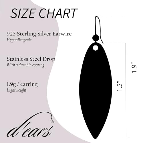 d'ears Tiger Eyes Earrings by Non-Tarnish Sterling Silver French Hook Ear Wire, made in the USA2