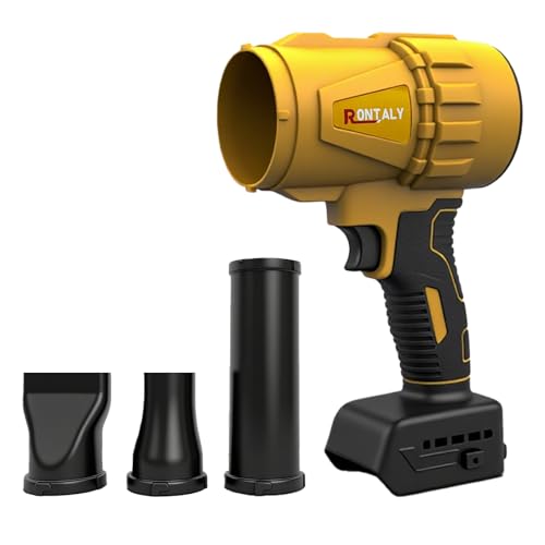 Turbo Super Power Cordless Leaf Blower – 55,000 RPM High-Speed Motor, Compatible with Dewalt 18V (Battery Not Included) | Efficient Leaf/Snow Blowing for Lawn/Patio/Deck/Garden/Sidewalk/Workshop​