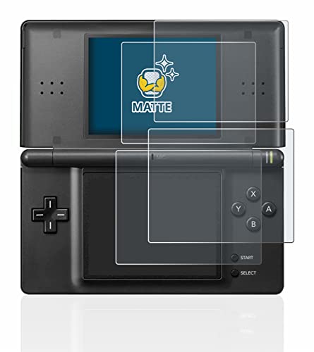 BROTECT Protector Pantalla Anti-Reflejos para Nintendo DS LITE (2 Unidades) Película Mate Anti-Huellas