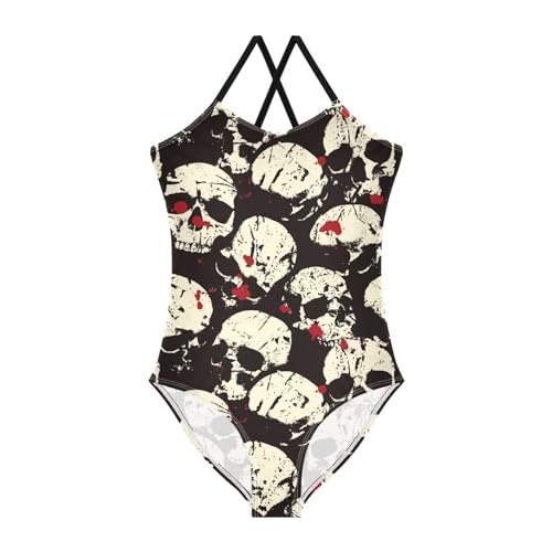 Horses Animals Girls Swimsuit One Piece Bathing Suit for Baby Girls' Swimwear 3-10T