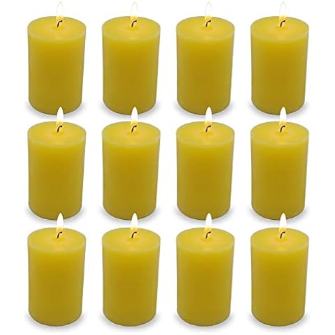 DEYIR 12 Pack Citronella Pillar Candles Cover