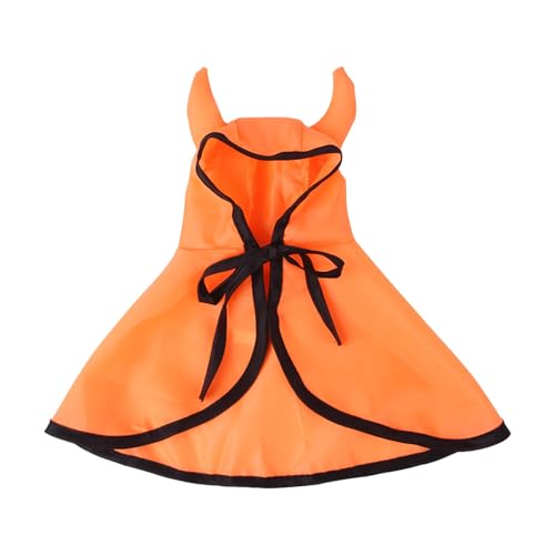Jcy899 Jcy899 - Accesorios divertidos para disfraz de fiesta con temática de Halloween, juego de rol, ropa de cachorro (naranja, 13 cm)