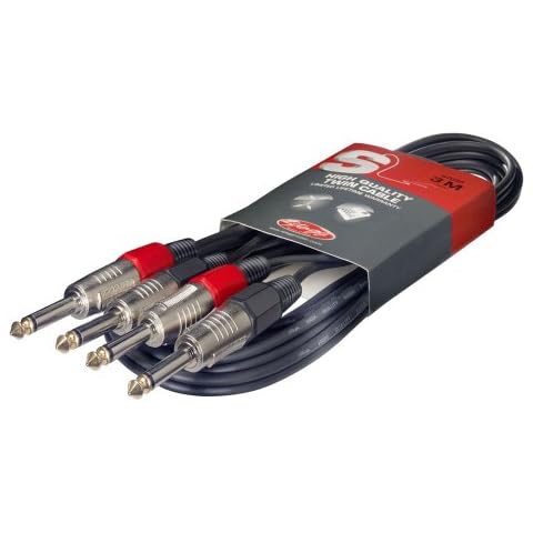 Stagg STC6P 6 m 2x Jack Twin Cable Cover