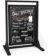 Amazon.com: Ilyapa Rustic Wooden Magnetic Kitchen Chalkboard Sign