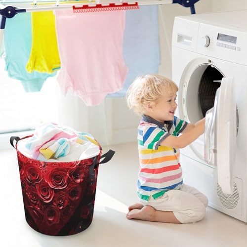 Panier de rangement vêtements sales étanche | Solution pliable 44cm pour petits espaces - 6