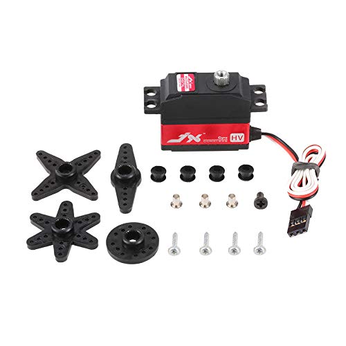 Miniatura 6 de JX PDI-HV2545MG - Servo de cola digital de alta tensión para helicóptero RC 450 500 (0.88oz)