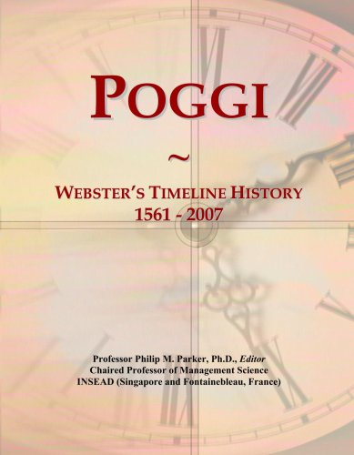 Poggi: Webster's Timeline History, 1561 - 2007