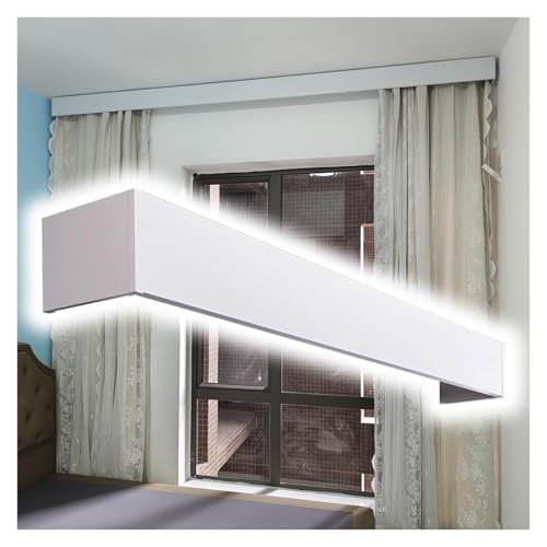 Curtain Pelmet Panel Cover Box, Double Row Silent Heavy Duty,