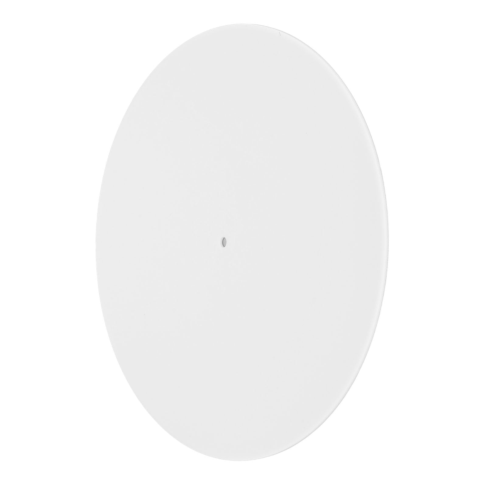 Tappetino per Giradischi, Moderno Tappetino per Giradischi in Acrilico Dal Suono Chiaro per Giradischi da 12 Pollici (WHITE)