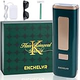 IPL Hair Removal with Ice Cooling System - Hair Remover for Women & Men with 5 Energy Levels, Unlimited Flashes & Corded Operation - Full Body Use - Includes Razor and Protective Eyewear