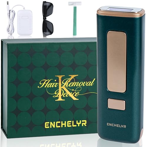 IPL Hair Removal for Women with Ice Cooling - 5 Energy Levels for Sensitive Skin - At-Home Laser Hair Removal for Face, Bikini, Legs, Underarms - Unlimited Flashes, Razor, Eyewear Included