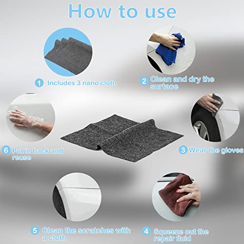 Mann-Filter NANO SPARKLE CLOTH A2 3 Pack Nano Sparkle Cloth For Car Remover, 2024 Upgrade Nano Sparkle Cloth For Car Scratches thumb #3