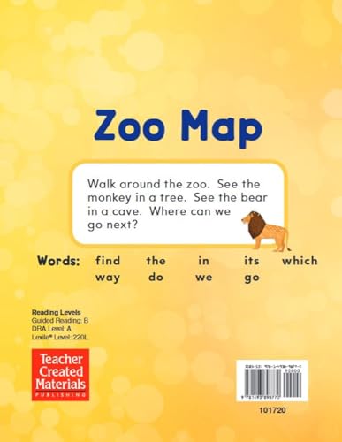 Zoo Map - Phonics Book for Beginning Readers, Teaches High-Frequency Sight Words (See Me Read! Everyday Words) - Image 2