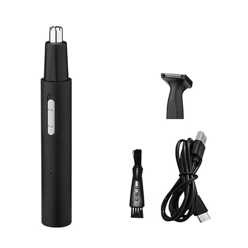 Nose And Hair Trimmer,2023 Professional Painless Nose Hair Removal Clipper For Men And Women,Electric Dual-Edge Stainless Steel Blades Mute Motor Facial Hair Trimmer Easy To Clean #TOP7