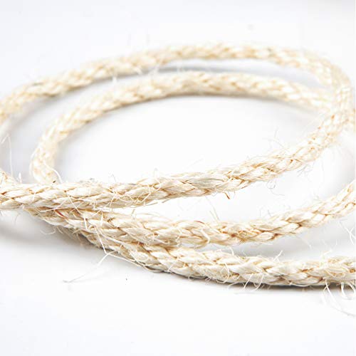 Yangbaga Cat Natural Sisal Rope for Scratching Post Tree Replacement, Hemp Rope for Repairing, Recovering or DIY… - Image 3