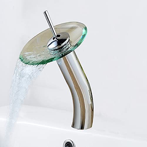 Robinet cascade à écoulement fluide et installation facile