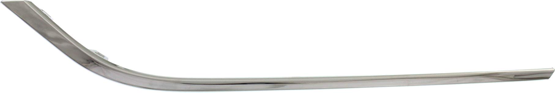 Evan Fischer Front Bumper Trim Compatible With 2012-2015 Volkswagen Passat Chrome Driver Side