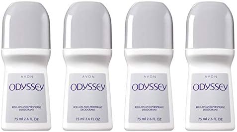 Avon Odyssey Roll-on Anti-perspirant Deodorant Size 2.6 oz (4-Pack)