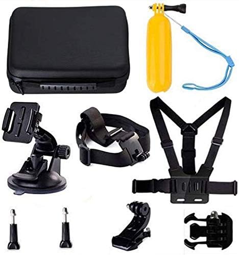 Navitech 8 in 1 Action Camera Accessory Combo Kit with Grey Case - Compatible with Dragon Touch Vision 3 4K Action Camera image 5
