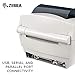 ZEBRA GC420d Direct Thermal Desktop Printer Print Width of 4 in USB Serial and Parallel Port Connectivity GC420-200510-000
