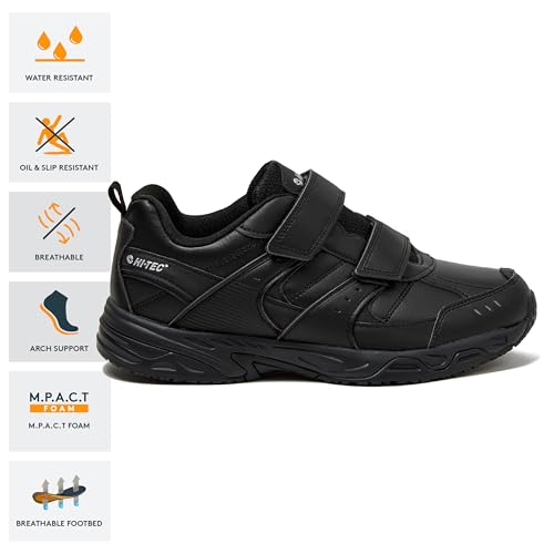 Image of HI-TEC Fusion SR Strap Non Slip Hook and Loop Mens Shoes