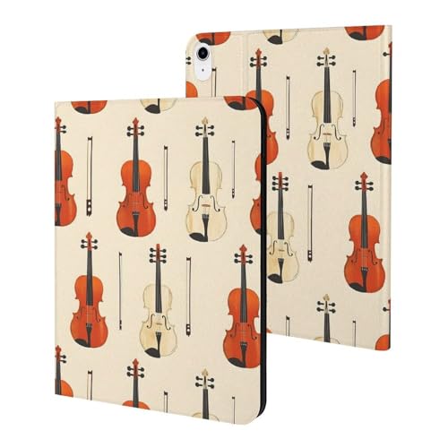 Housse iPad A16 11" 2025 anti-rayures imprimé violon à support stable