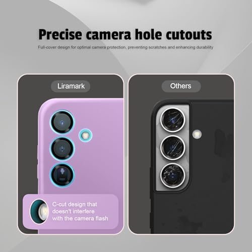 Image of LIRAMARK Liquid Silicone Soft Back Cover Case for Samsung Galaxy S25 5G (Lavender)