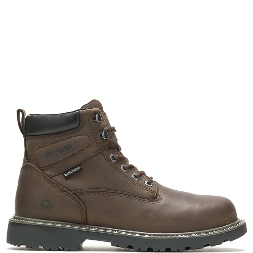 WOLVERINE Men’s Floorhand Waterproof Steeltoe 6″ Work Boot