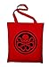 Produktbild Styletex23 Hydra Logo Shield Jutebeutel Baumwolltasche, red