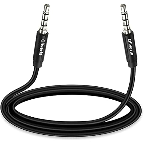 Oliveria Aux Kabel 3,5mm Klinken kabel Stereo Audio Kabel Klinke Cover