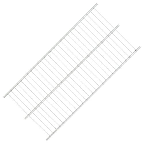 Image of W10838313 Upright Freezer Wire Shelf Compatible with Whirlpool WZF34X16DW, WZF34X18DW, GAFZ30FDGB Replaces W10837264 & W10581579